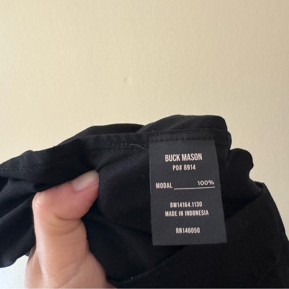 Buck Mason Duskdream Satin Pull-On Pant in Black 🖤 - Picture 8 of 8